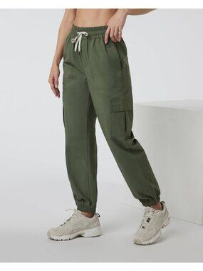 Vuori Birch Joggers Women Small Green VW494 Excellent Hiking Pant